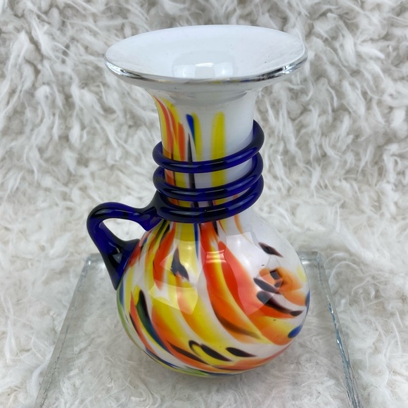 Art Glass Petite Vase 5”